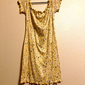 Yellow Floral Dress
